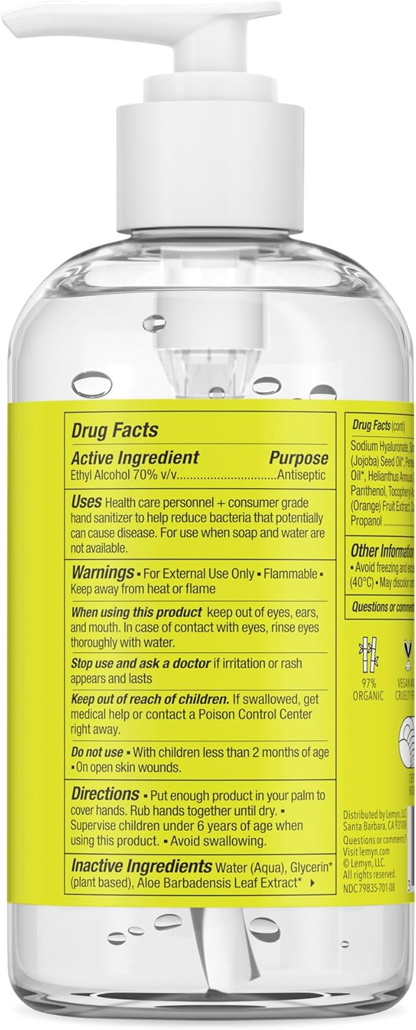 Organic Hand Sanitizer - Lemyn Organics, Green Certified & Medical Organic Hand Sanitizer - Lemyn Organics, Green Certified & Medical