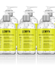 Lemyn Organics 12 oz pump hand sanitizer, pack of 6